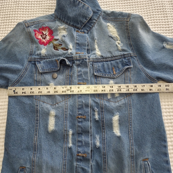 Embroidered Jean Jacket - Picture 4 of 9